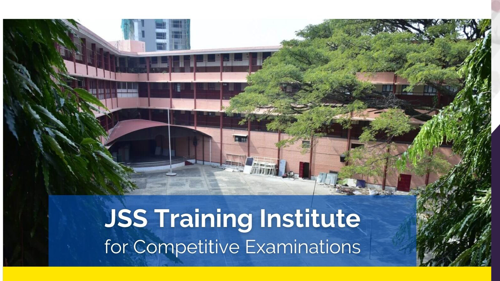 J.S.S. Training IAS Institute Bangalore Hero Slider - 3